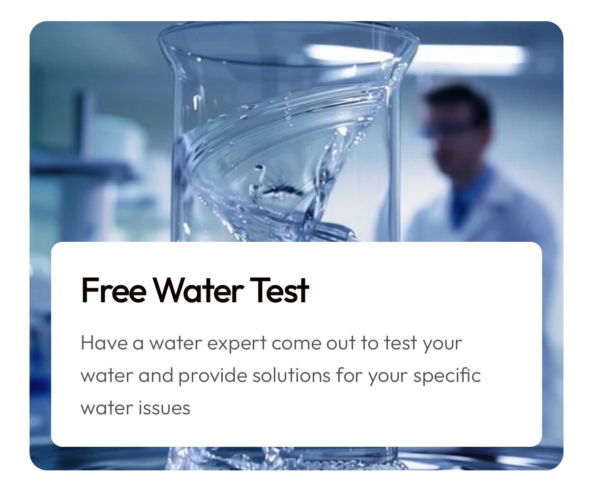 Get Your Free Water Test